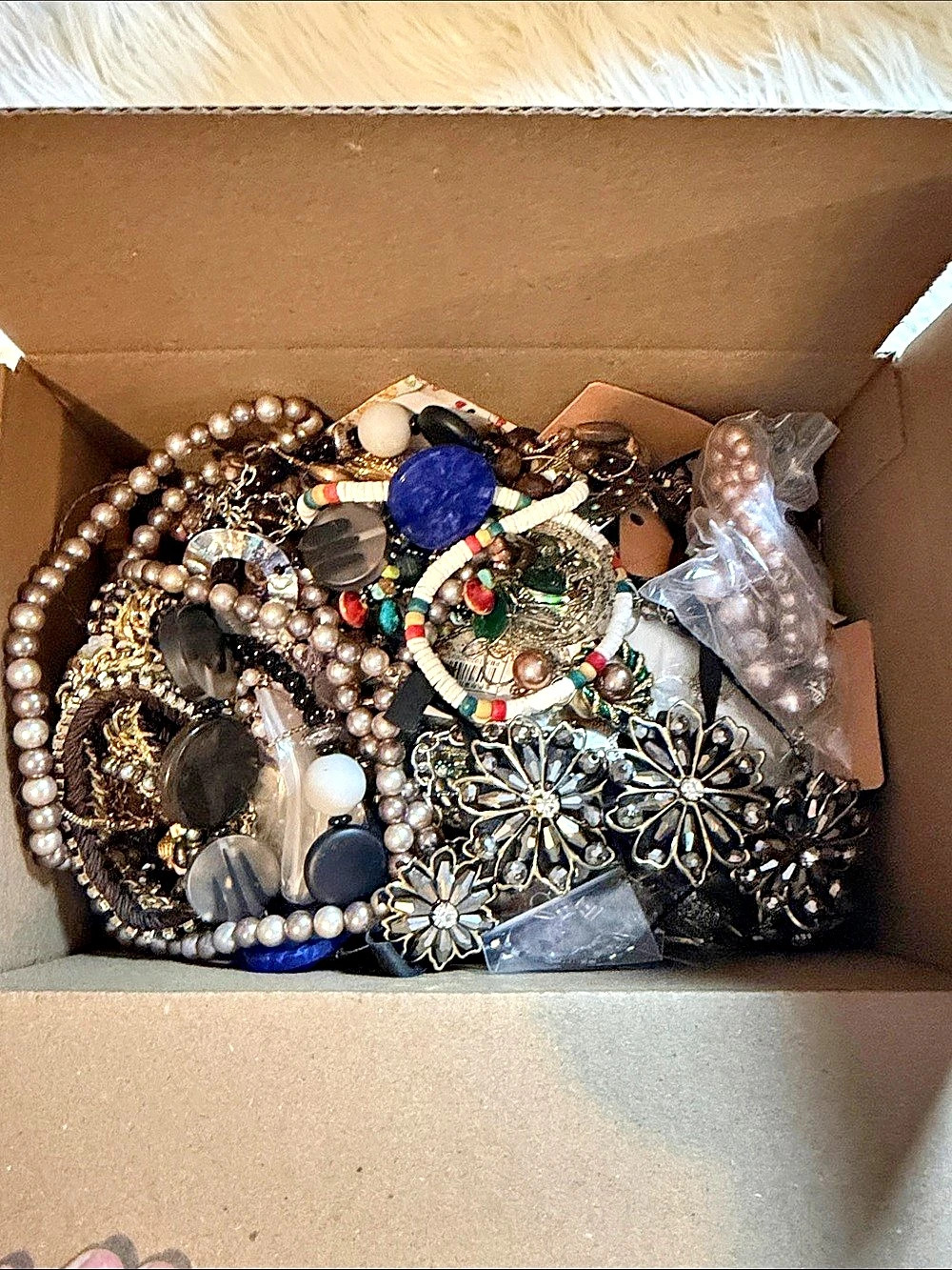 9 lbs Wearable Treasure Hunter Mystery Jewelry Lot Box #1